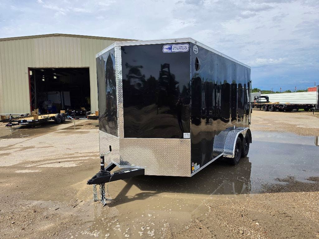 Continental Cargo 7'x14' Enclosed Cargo Trailer w/ Rear Ramp Doors (V-Series) - Stock #90609 - Image 7 of 8