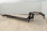 PJ Trailers 32'x102" Gooseneck Low Pro Flatbed Trailer w/ Duals (LD) Stock #90636 - Thumbnail 3