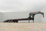 PJ Trailers 32'x102" Gooseneck Low Pro Flatbed Trailer w/ Duals (LD) Stock #90636 - Thumbnail 9