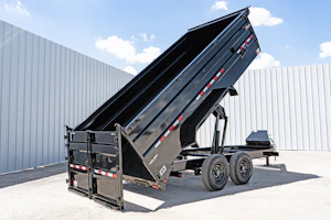 PJ Trailers 16'x83" Low Pro High Side Dump Trailer w/ 4' Sides (DM)