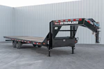 PJ Trailers 26'x102" Gooseneck Deckover Power Tilt Trailer (T8) Stock #90642 - Thumbnail 3