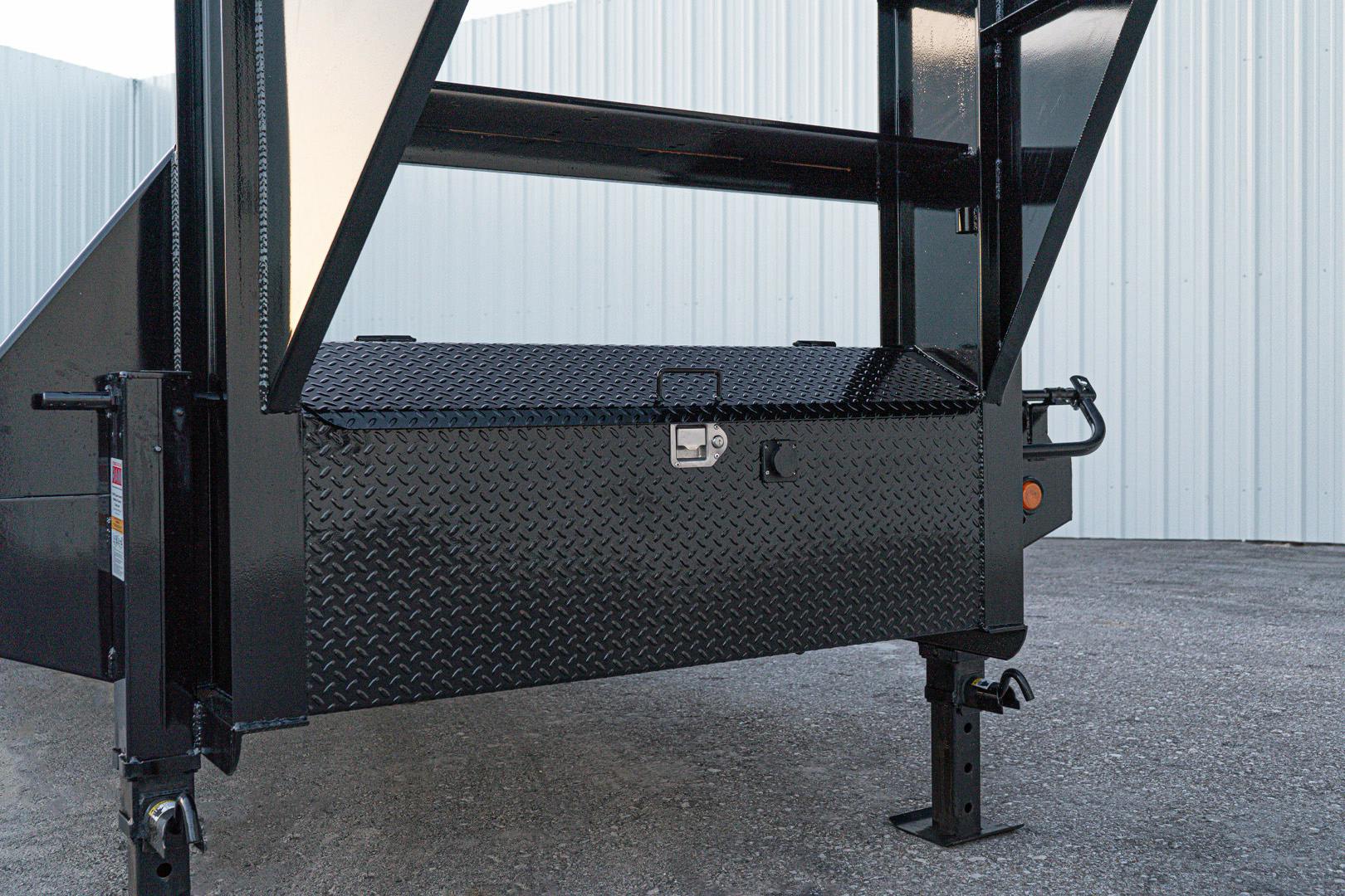 PJ Trailers 26'x102" Gooseneck Deckover Power Tilt Trailer (T8) - Stock #90642 - Image 9 of 23