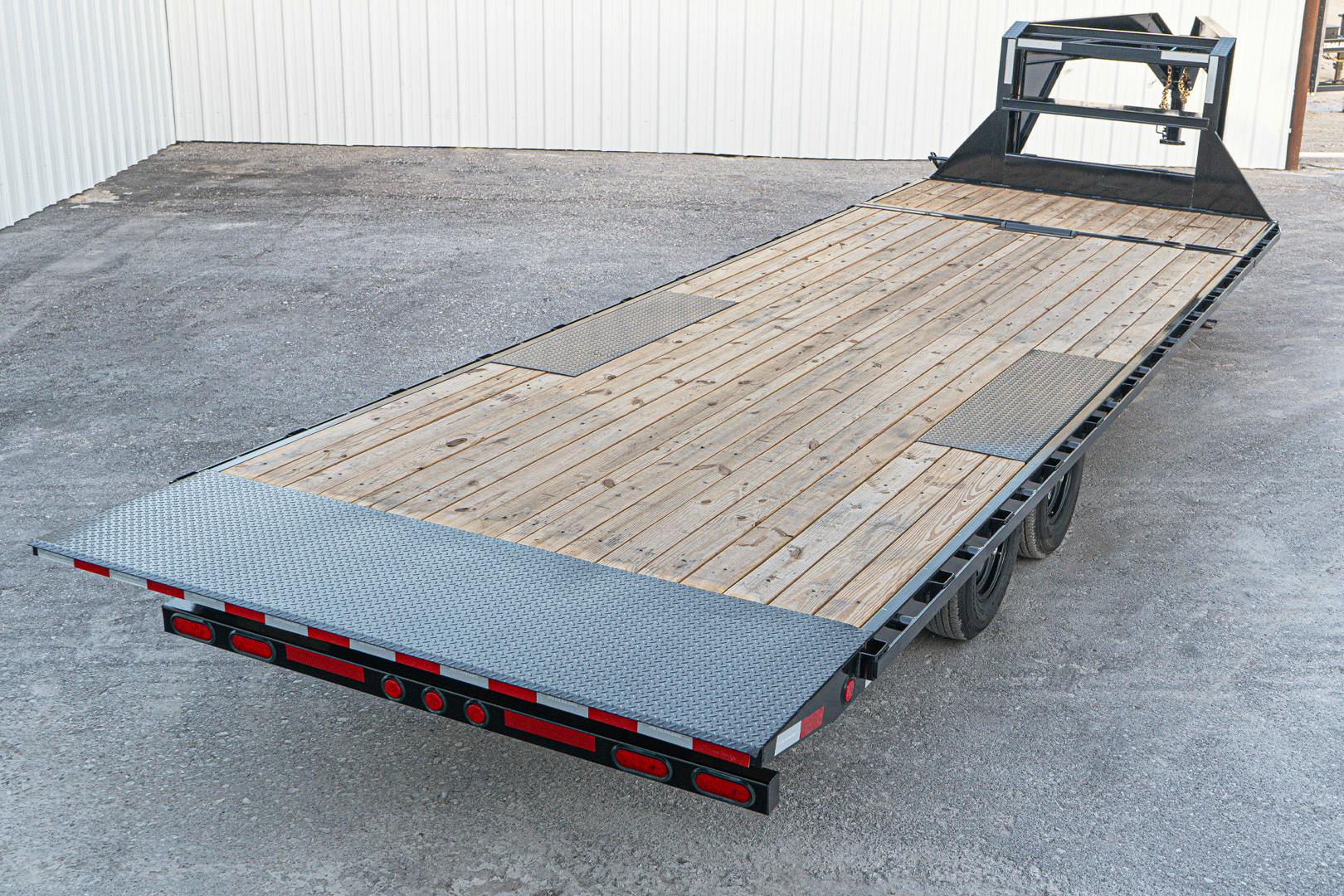 PJ Trailers 26'x102" Gooseneck Deckover Power Tilt Trailer (T8) - Stock #90642 - Image 20 of 23