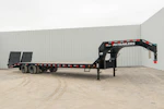 PJ Trailers 32'x102" Gooseneck Low Pro Flatbed Trailer w/ Duals (LD) Stock #90643 - Thumbnail 5
