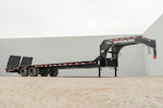 PJ Trailers 32'x102" Gooseneck Low Pro Flatbed Trailer w/ Duals (LD) Stock #90643 - Thumbnail 8
