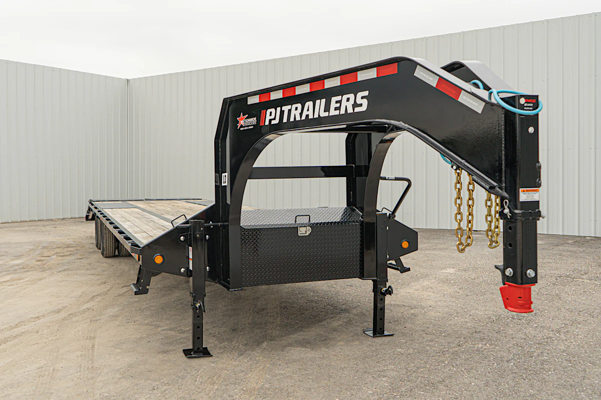 PJ Trailers 32'x102" Gooseneck Low Pro Flatbed Trailer w/ Duals (LD) - Stock #90643 - Image 28 of 28 PJ Trailers 32'x102" Gooseneck Low Pro Flatbed Trailer w/ Duals (LD) - Stock #90643 - Image 28 of 28