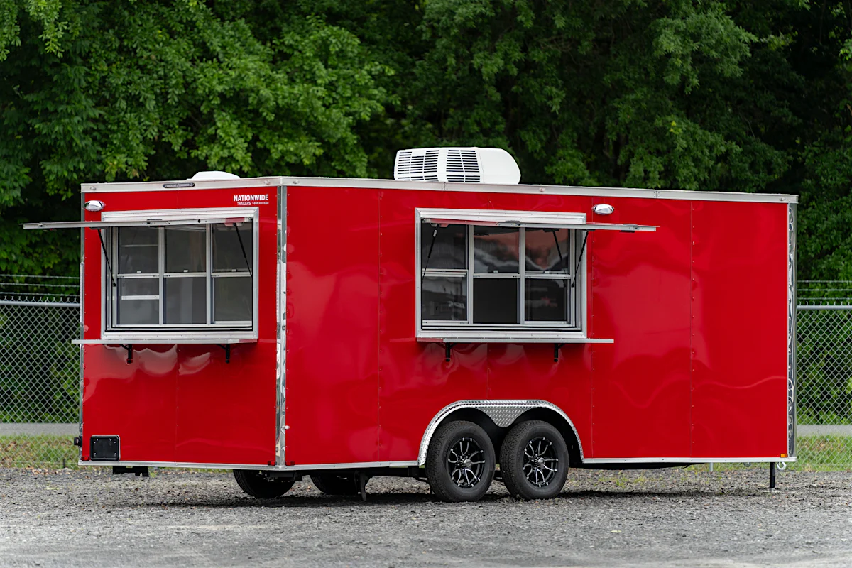 Spartan 8.5'x20' Concession Trailer (CC) - Stock #90646 - Image 1 of 8 Spartan 8.5'x20' Concession Trailer (CC) - Stock #90646 - Image 1 of 8