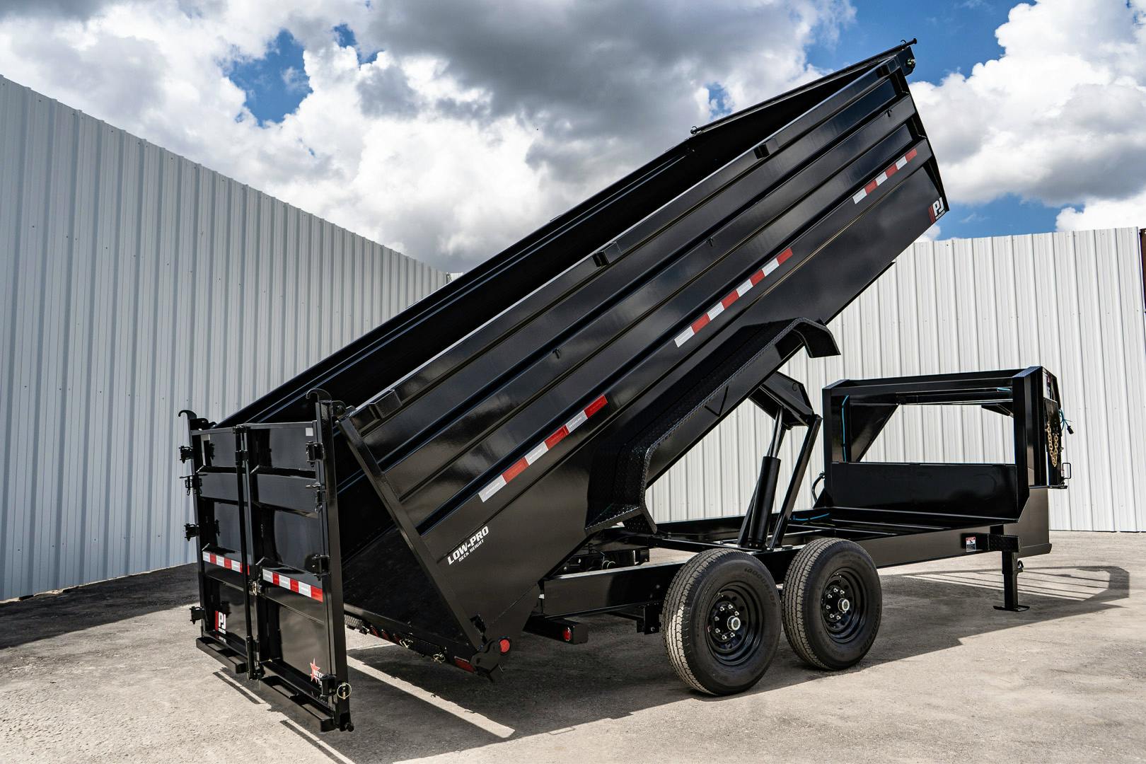 PJ Trailers 14'x83" Low Pro High Side Dump Trailer w/ 4' Sides (DM) - Stock #90647 - Image 20 of 33