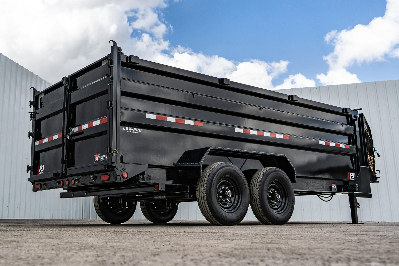 PJ Trailers 14'x83" Low Pro High Side Dump Trailer w/ 4' Sides (DM) - Stock #90647 - Image 22 of 33