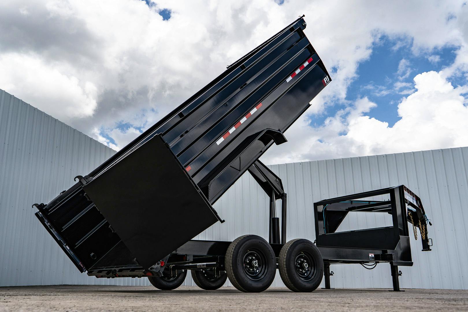 PJ Trailers 14'x83" Low Pro High Side Dump Trailer w/ 4' Sides (DM) - Stock #90647 - Image 25 of 33