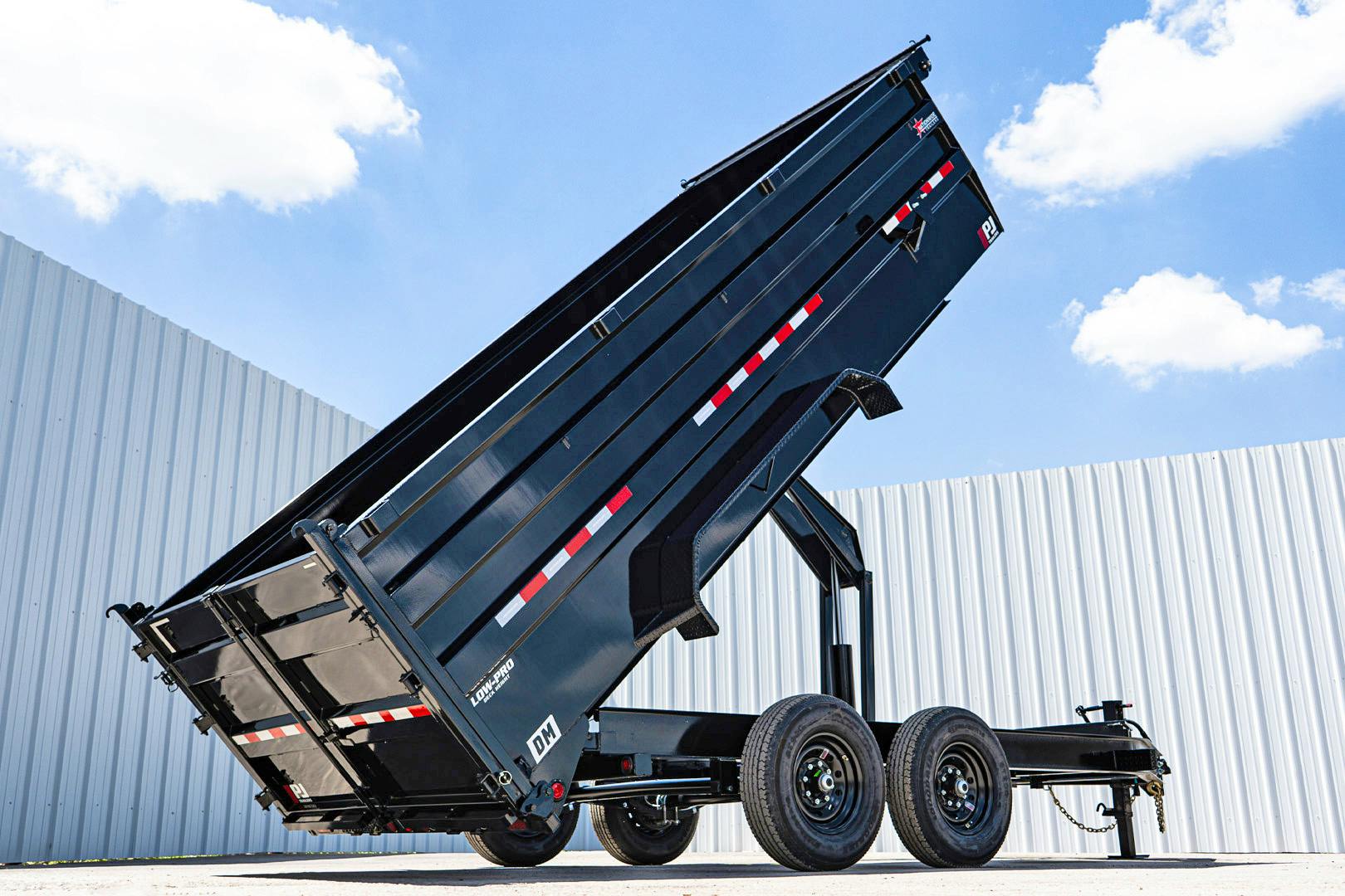 PJ Trailers 16'x83" Low Pro High Side Dump Trailer w/ 4' Sides (DM) - Stock #90650 - Image 23 of 30