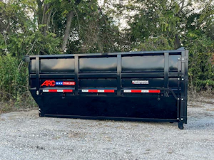 ARC Trailers 14' 20YD Steel Dumpster Bin w/ 6' Sides