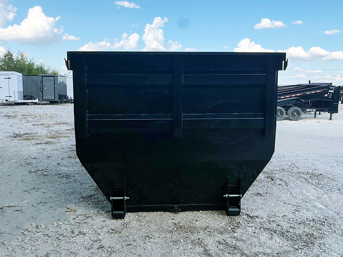 ARC Trailers 14' 20YD Steel Dumpster Bin w/ 6' Sides - Stock #90656 - Image 2 of 5 ARC Trailers 14' 20YD Steel Dumpster Bin w/ 6' Sides - Stock #90656 - Image 2 of 5