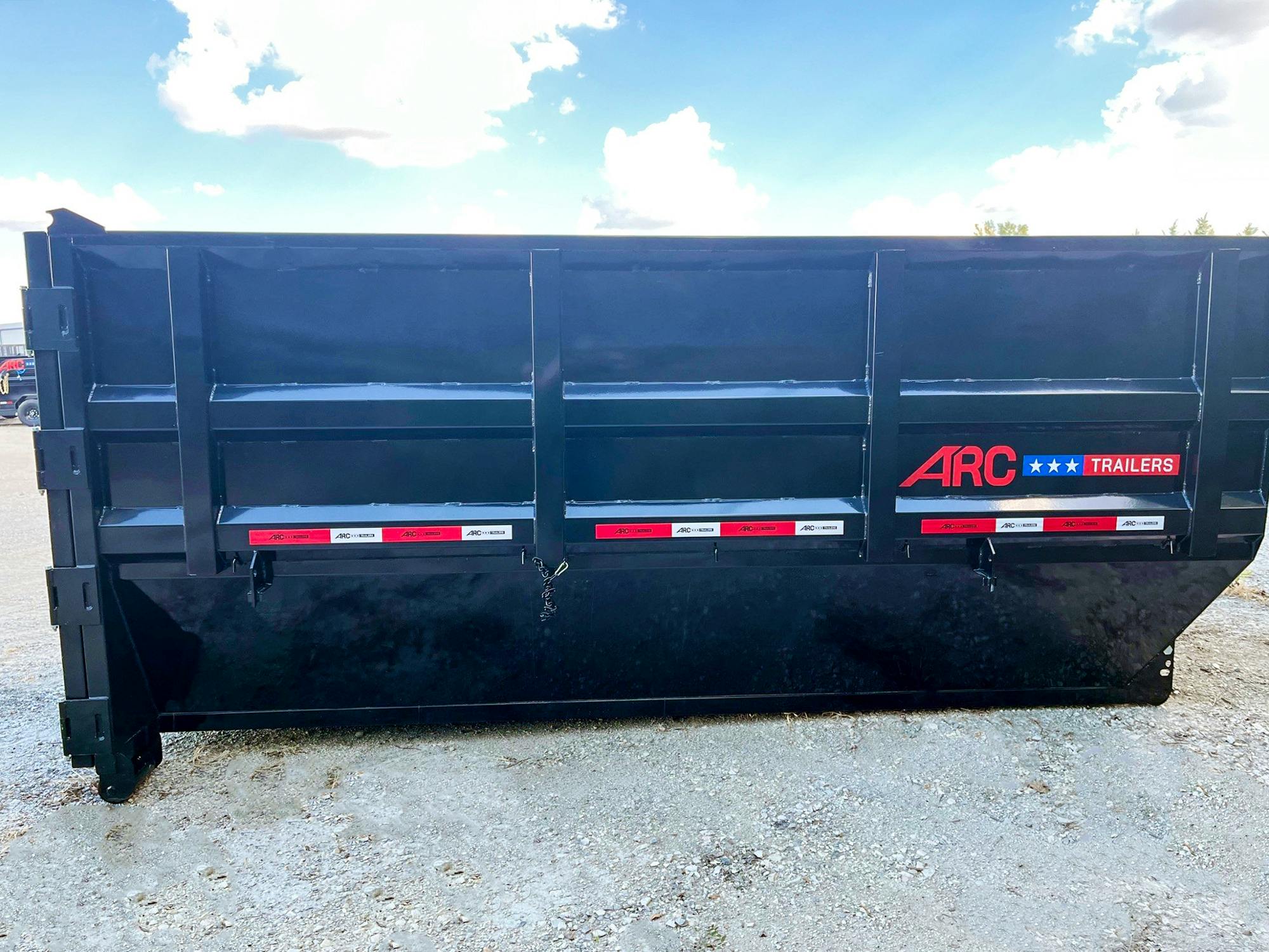 ARC Trailers 14' 20YD Steel Dumpster Bin w/ 6' Sides - Stock #90656 - Image 3 of 5