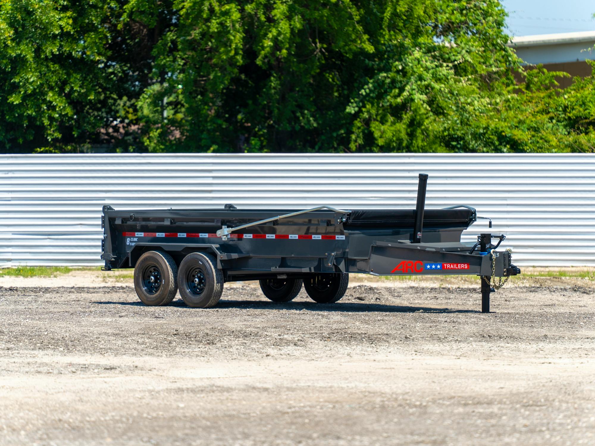 ARC Trailers 16'x83" Telescopic Dump Trailer w/ 2' Sides (BDT) - Stock #90668 - Image 6 of 6