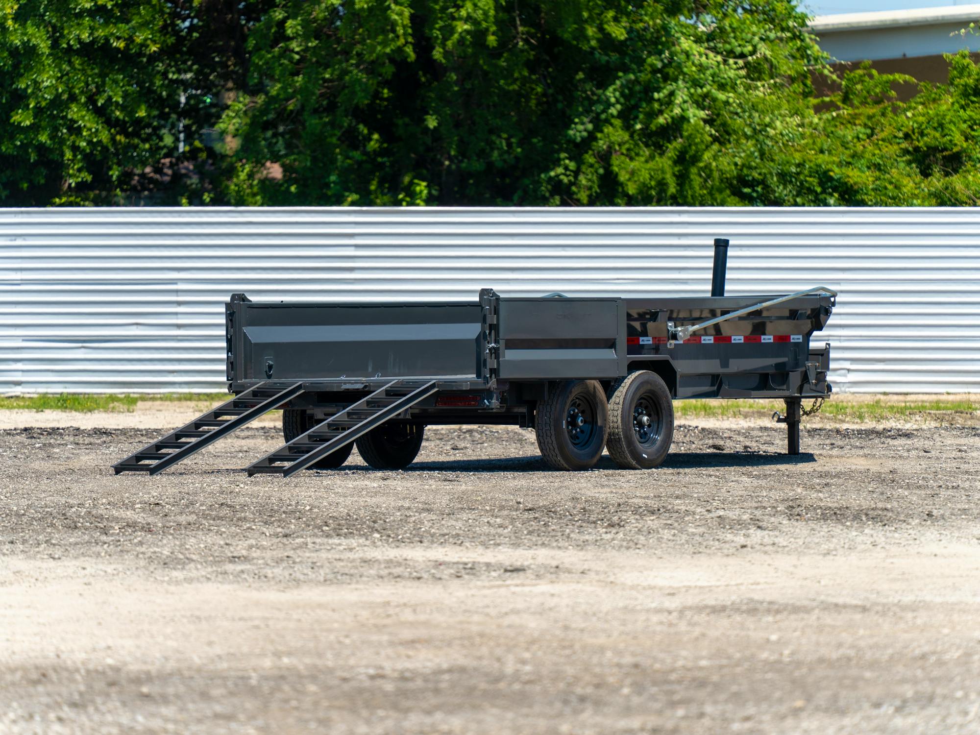 ARC Trailers 16'x83" Telescopic Dump Trailer w/ 2' Sides (BDT) - Stock #90668 - Image 3 of 6