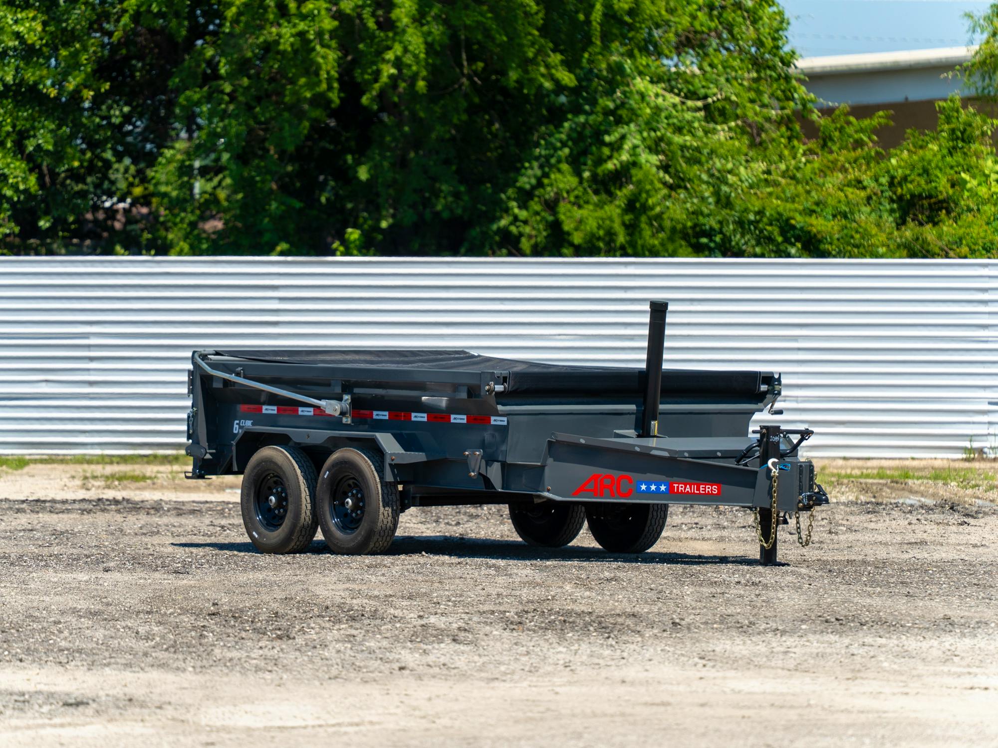 ARC Trailers 16'x83" Telescopic Dump Trailer w/ 2' Sides (BDT) - Stock #90668 - Image 5 of 6