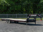 PJ Trailers USED 32'x102" Gooseneck Flatbed Trailer w/ Singles (LS) Stock #90670 - Thumbnail 1