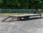 PJ Trailers USED 32'x102" Gooseneck Flatbed Trailer w/ Singles (LS) Stock #90670 - Thumbnail 3