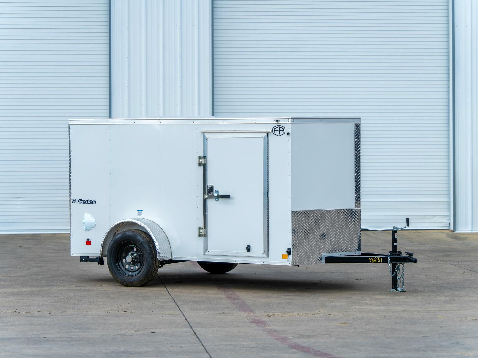 Continental Cargo 5'x10' Enclosed Cargo Trailer w/ Rear Ramp Door (C1) - Stock #90699 - Image 1 of 4