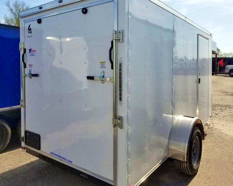 Spartan 6'x12' Enclosed Cargo Trailer w/ Rear Ramp Door (C1) - Stock #90702 - Image 6 of 6