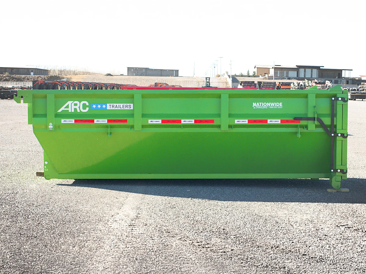 ARC Trailers 14' 14YD Steel Dumpster Bin w/ 4' Sides - Stock #90709 - Image 9 of 9 ARC Trailers 14' 14YD Steel Dumpster Bin w/ 4' Sides - Stock #90709 - Image 9 of 9