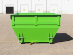 ARC Trailers 14' 14YD Steel Dumpster Bin w/ 4' Sides Stock #90709 - 4 more images