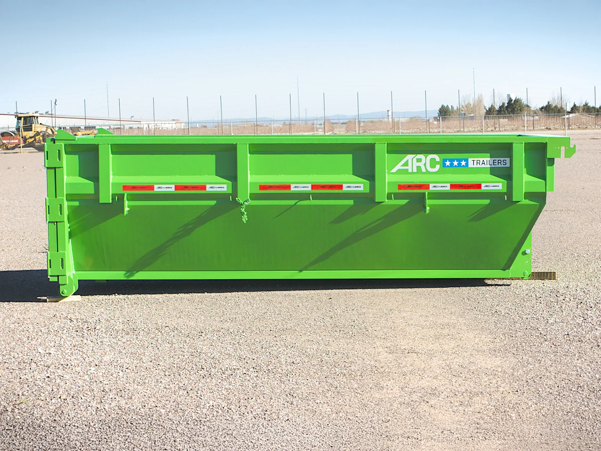 ARC Trailers 14' 14YD Steel Dumpster Bin w/ 4' Sides - Stock #90709 - Image 5 of 9 ARC Trailers 14' 14YD Steel Dumpster Bin w/ 4' Sides - Stock #90709 - Image 5 of 9