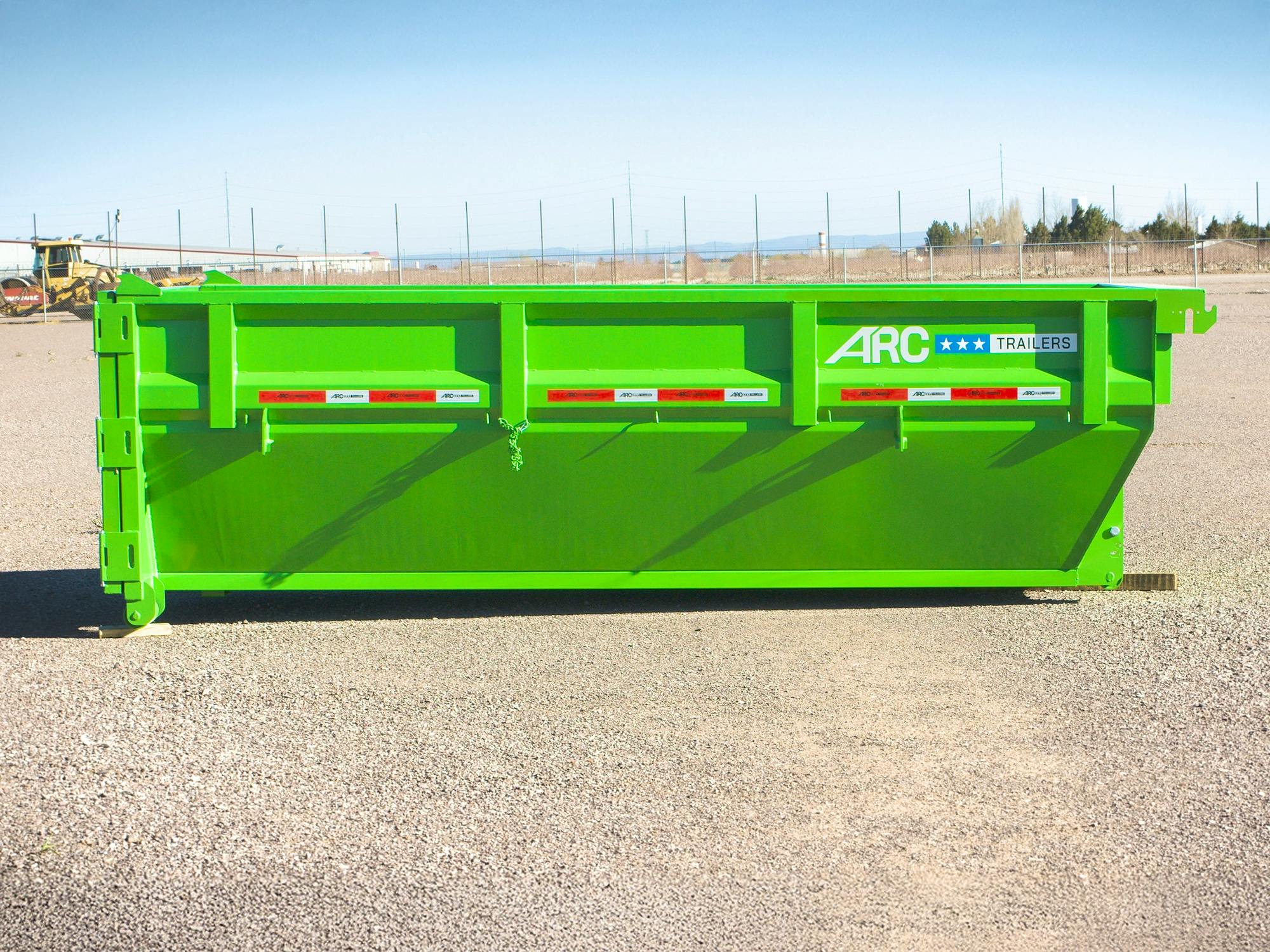 ARC Trailers 14' 14YD Steel Dumpster Bin w/ 4' Sides