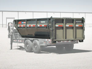 ARC Trailers 14' 14YD Steel Dumpster Bin w/ 4' Sides