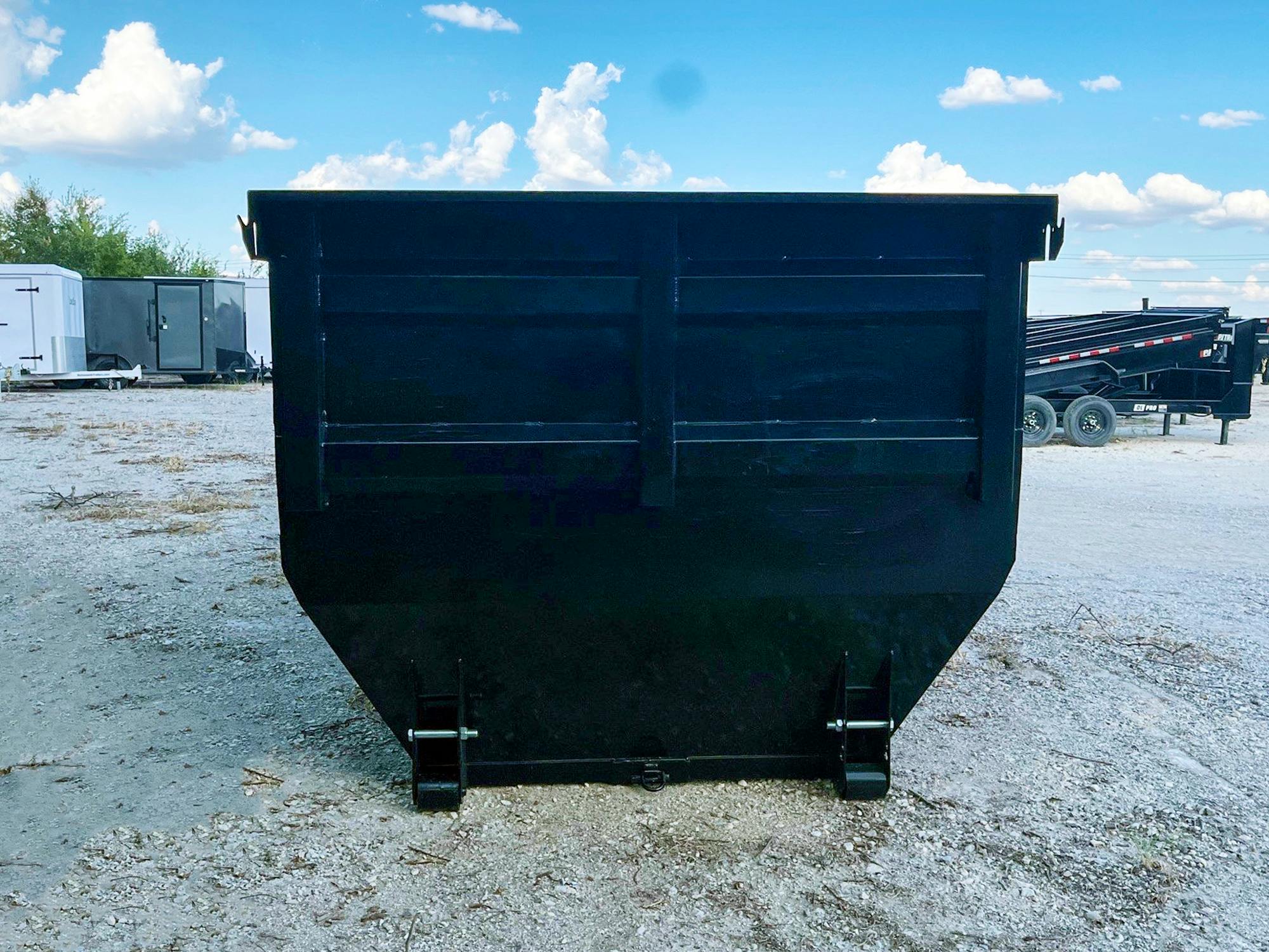 ARC Trailers 14' 20YD Steel Dumpster Bin w/ 6' Sides - Stock #90712 - Image 2 of 5