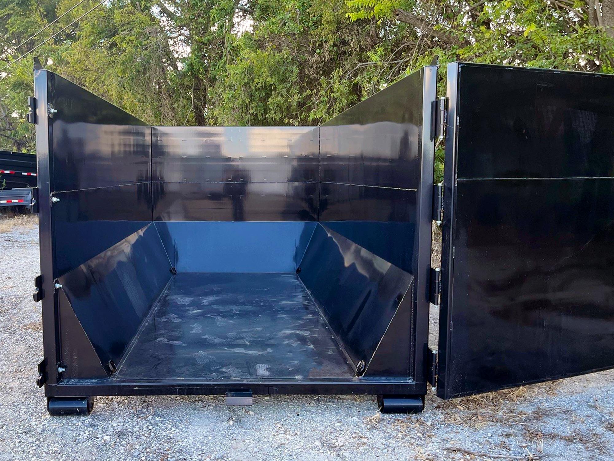 ARC Trailers 14' 20YD Steel Dumpster Bin w/ 6' Sides - Stock #90712 - Image 5 of 5