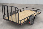 PJ Trailers 12'x77" Single Axle 4" Channel Utility Trailer (U7) Stock #90720 - Thumbnail 14