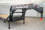 PJ Trailers 32'x102" Gooseneck Low Pro Flatbed Trailer w/ Singles (LS) Stock #90721 - Thumbnail 4