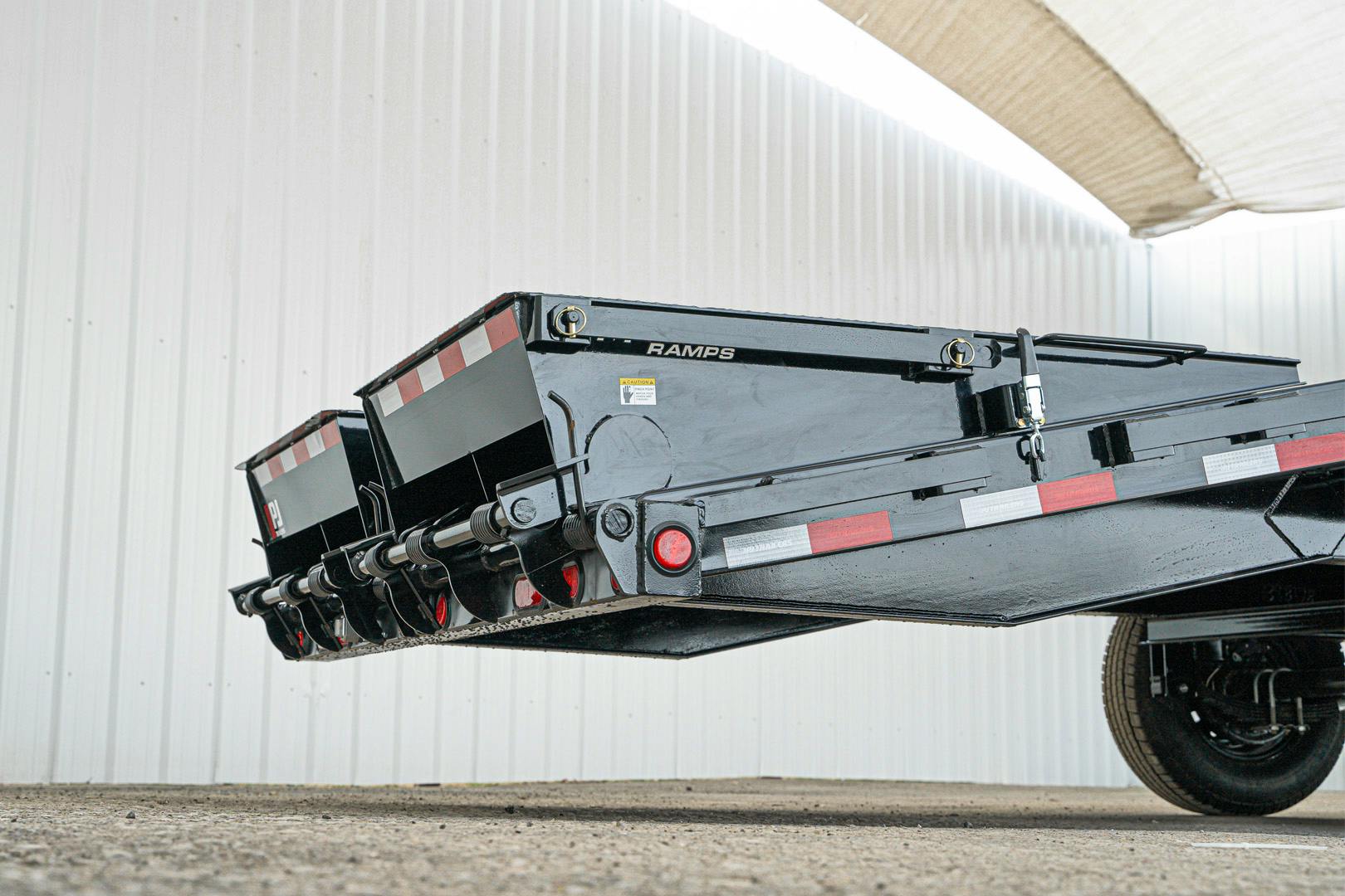 PJ Trailers 32'x102" Gooseneck Low Pro Flatbed Trailer w/ Singles (LS) - Stock #90721 - Image 15 of 16
