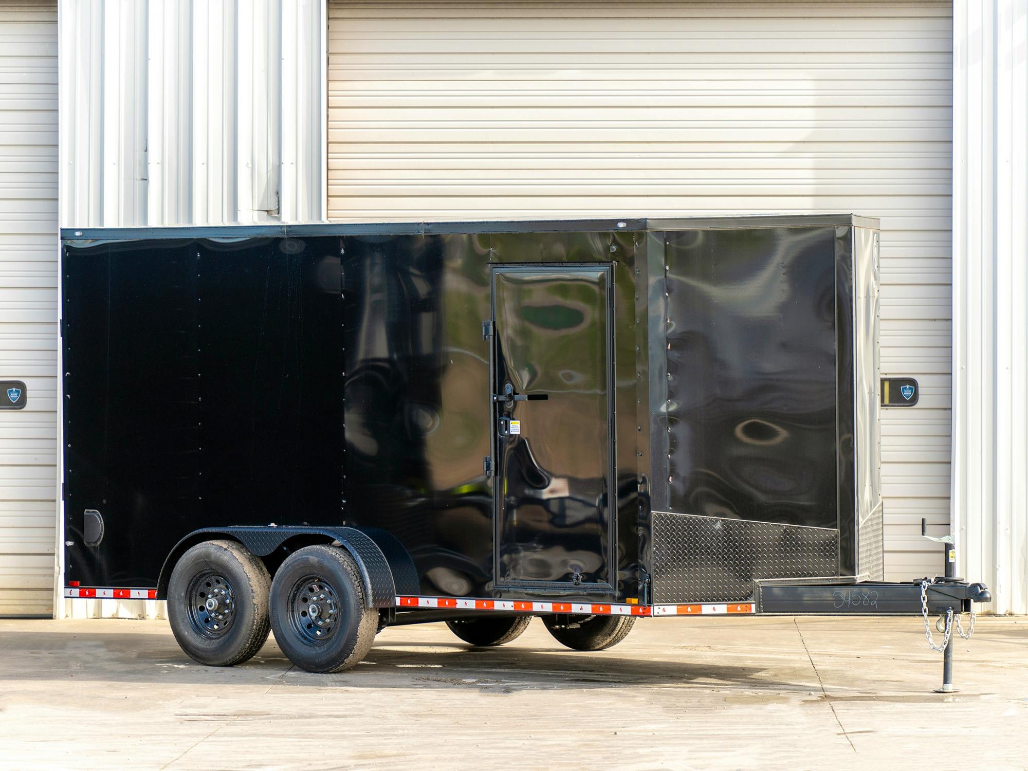 Spartan 7'x16' Enclosed Cargo Trailer w/ Rear Ramp Door (C2) - Stock #90734 - Image 1 of 3
