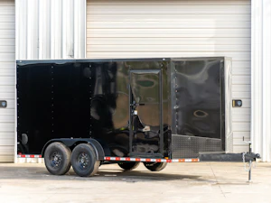 Spartan 7'x16' Enclosed Cargo Trailer w/ Rear Ramp Door (C2)
