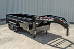 PJ Trailers 16'x83" Gooseneck HD Low Pro Dump Trailer w/ 3' Sides (DE) Stock #90737 - Thumbnail 2