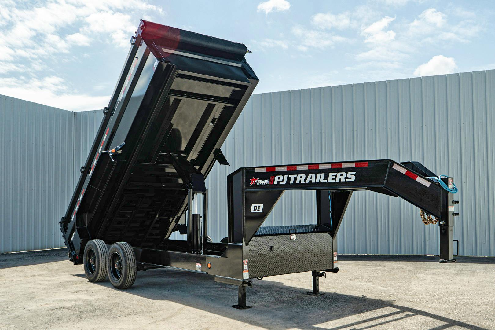PJ Trailers 16'x83" Gooseneck HD Low Pro Dump Trailer w/ 3' Sides (DE) - Stock #90737 - Image 3 of 30