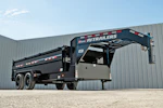 PJ Trailers 16'x83" Gooseneck HD Low Pro Dump Trailer w/ 3' Sides (DE) Stock #90737 - Thumbnail 6