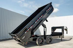 PJ Trailers 16'x83" Gooseneck HD Low Pro Dump Trailer w/ 3' Sides (DE) Stock #90737 - Thumbnail 23