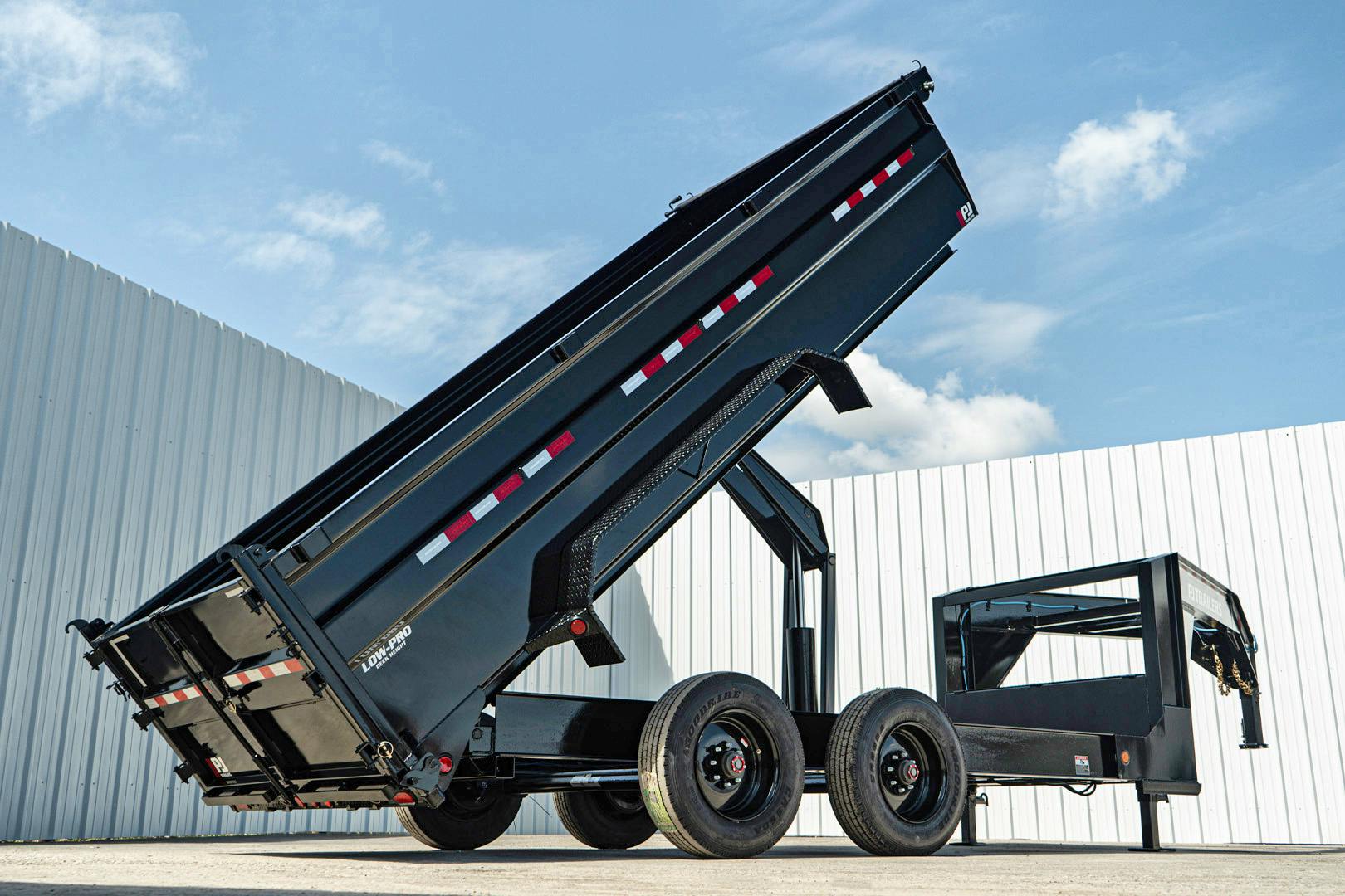 PJ Trailers 16'x83" Gooseneck HD Low Pro Dump Trailer w/ 3' Sides (DE) - Stock #90737 - Image 25 of 30