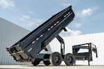 PJ Trailers 16'x83" Gooseneck HD Low Pro Dump Trailer w/ 3' Sides (DE) Stock #90737 - Thumbnail 25
