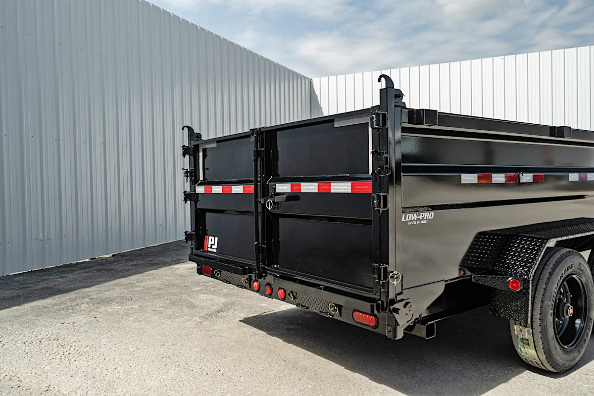PJ Trailers 16'x83" Gooseneck HD Low Pro Dump Trailer w/ 3' Sides (DE) - Stock #90737 - Image 26 of 30 PJ Trailers 16'x83" Gooseneck HD Low Pro Dump Trailer w/ 3' Sides (DE) - Stock #90737 - Image 26 of 30