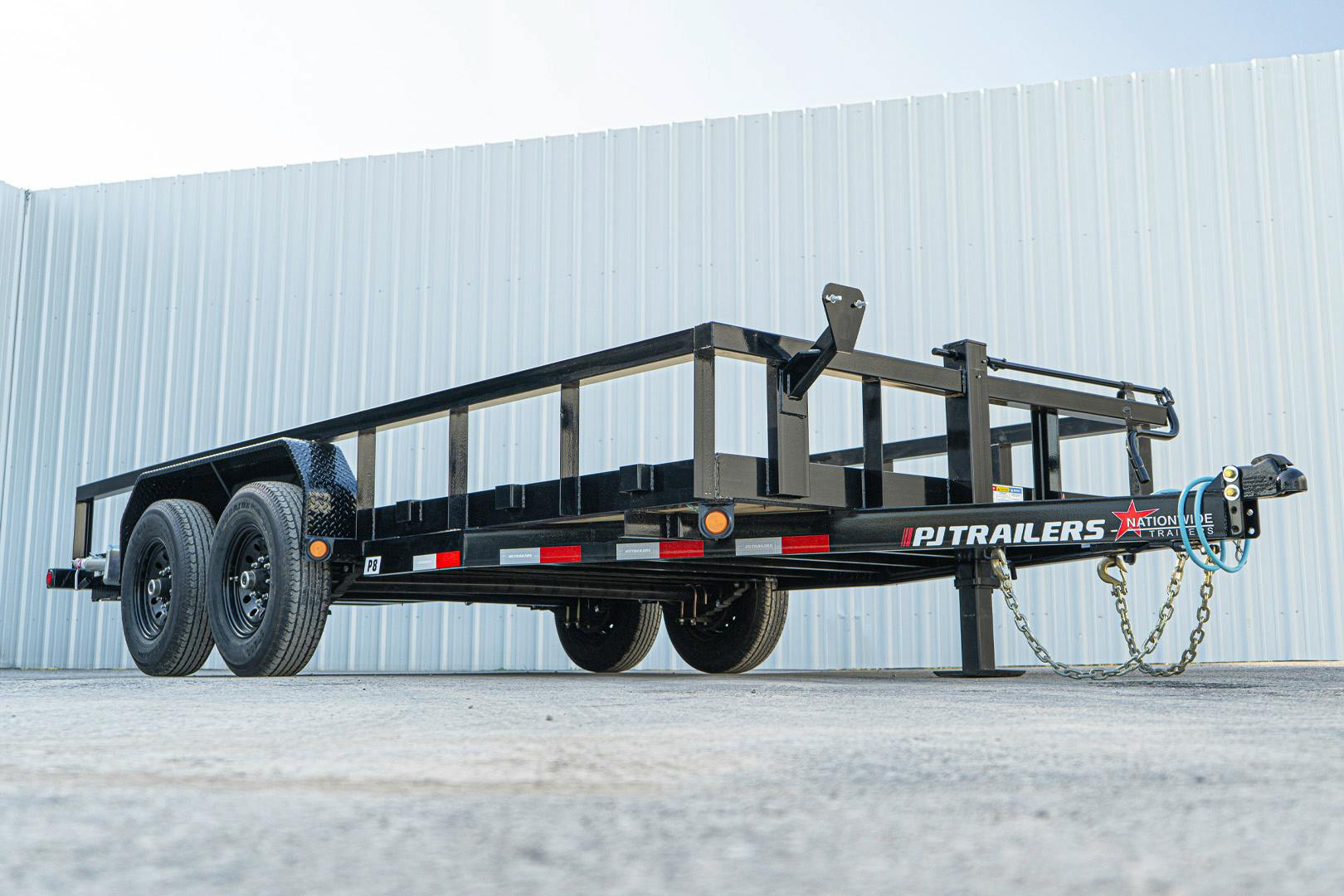 PJ Trailers 20'x83" Angle Pipetop Equipment Trailer (P8) - Stock #90738 - Image 3 of 15
