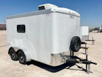 Continental Cargo 7'x12' Doghouse Oilfield Trailer w/ Rear RV Door (SD) Stock #90743 - Thumbnail 1