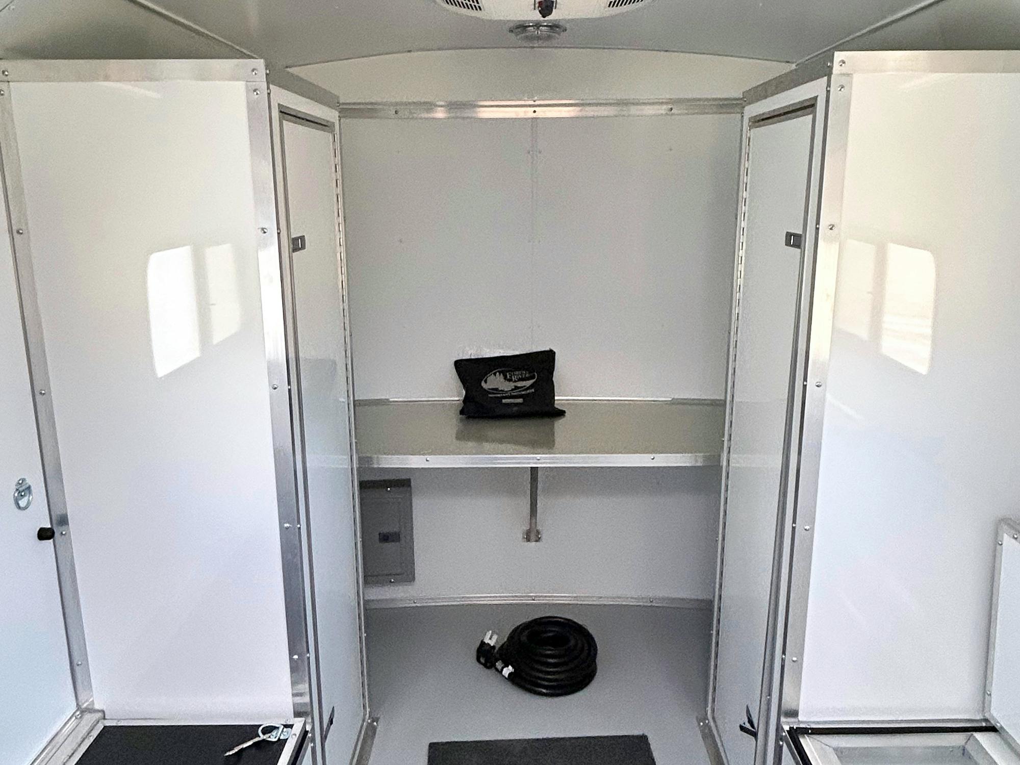Continental Cargo 7'x12' Doghouse Oilfield Trailer w/ Rear RV Door (SD)