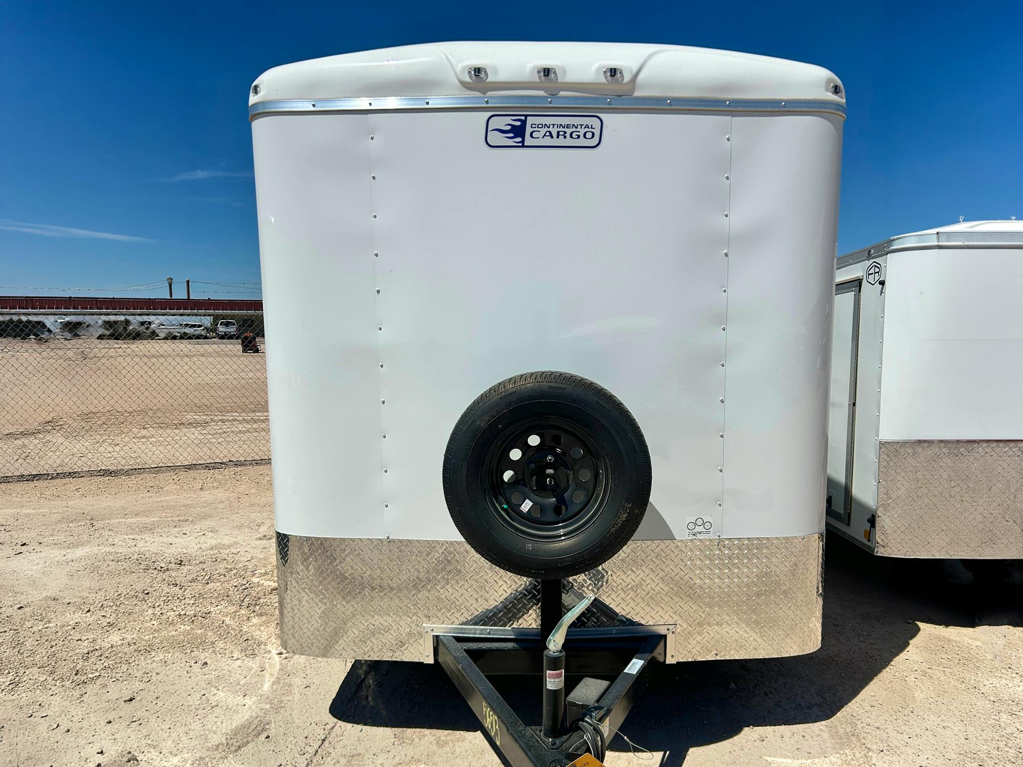 Continental Cargo 7'x12' Doghouse Oilfield Trailer w/ Rear RV Door (SD)