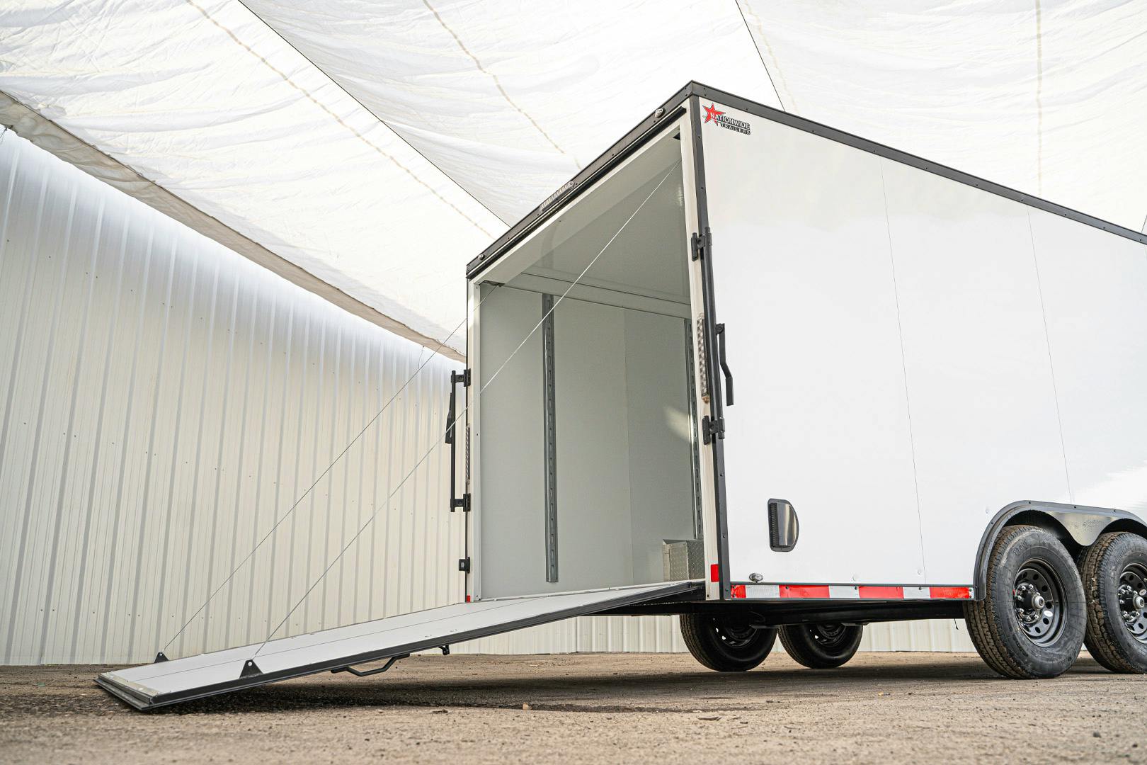 CellTech 8.5'x20' All-Steel Enclosed Cargo Trailer w/ Rear Ramp Door (C2) - Stock #90749 - Image 14 of 19