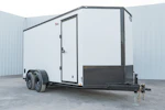CellTech 7'x16' All-Steel Enclosed Cargo Trailer w/ Rear Ramp Door (C2) Stock #90753 - Thumbnail 2